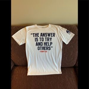 Terry Fox Quote on T-Shirt S
